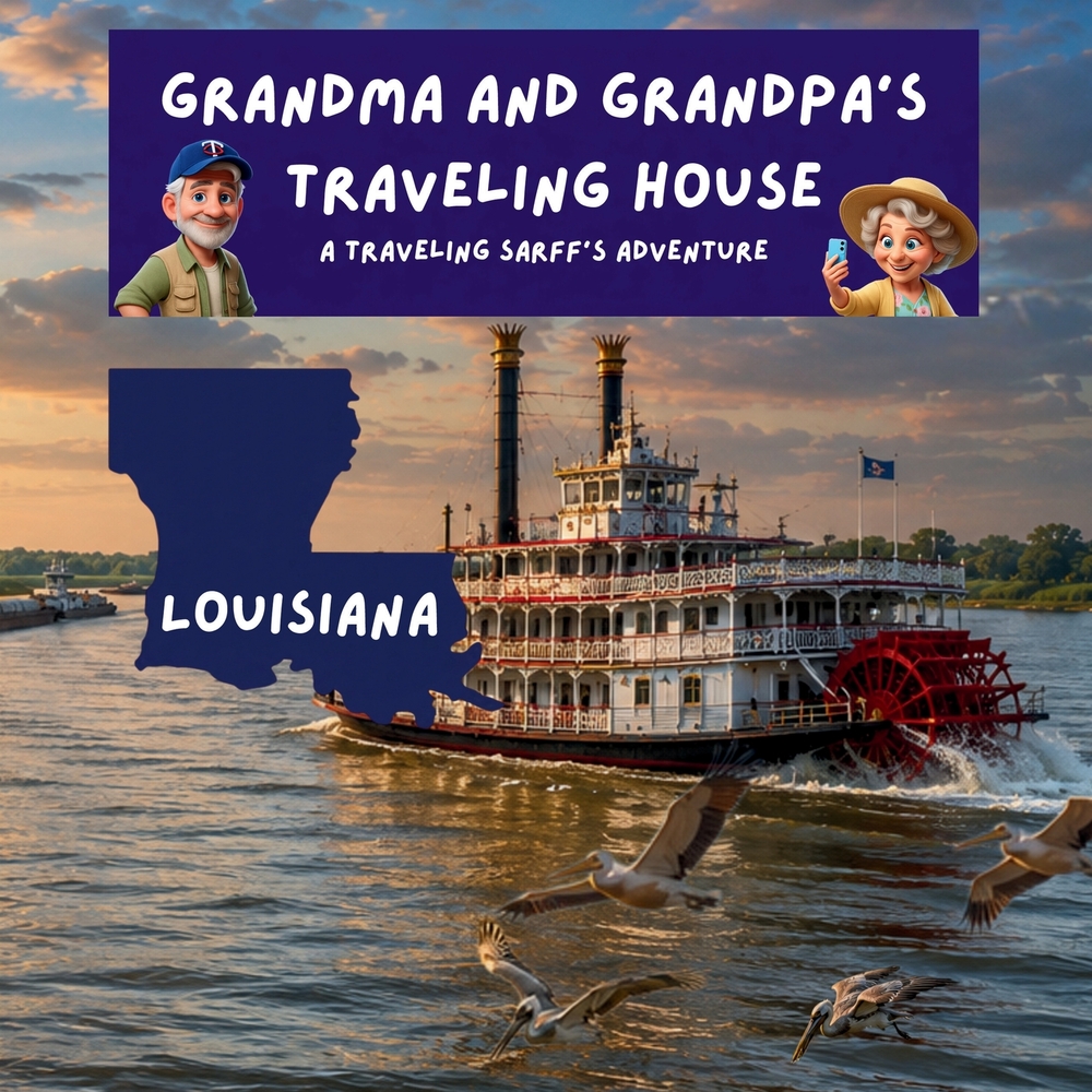 Grandma and Grandpa's Traveling House in Louisiana: A Traveling Sarff's Adventure cover