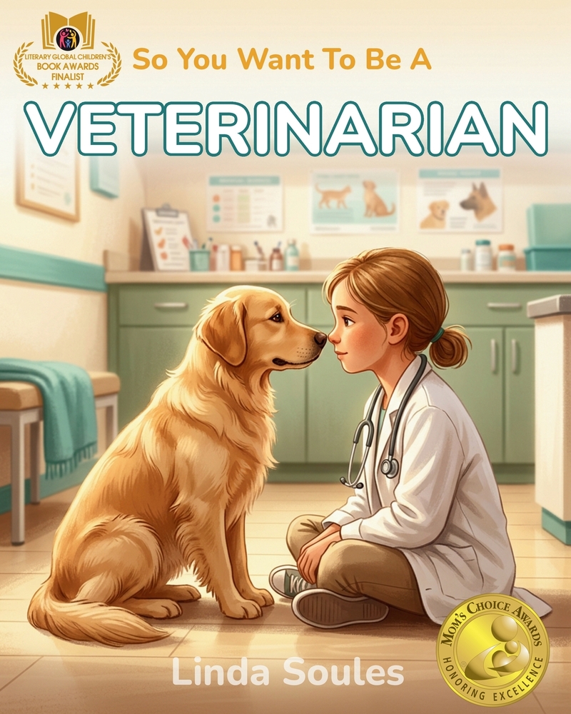 So You Want To Be A Veterinarian: A Kids' Guide to Animal Medicine, Pet Care, Veterinary Science, and the Compassionate Doctors Who Heal Our Furry Fri cover