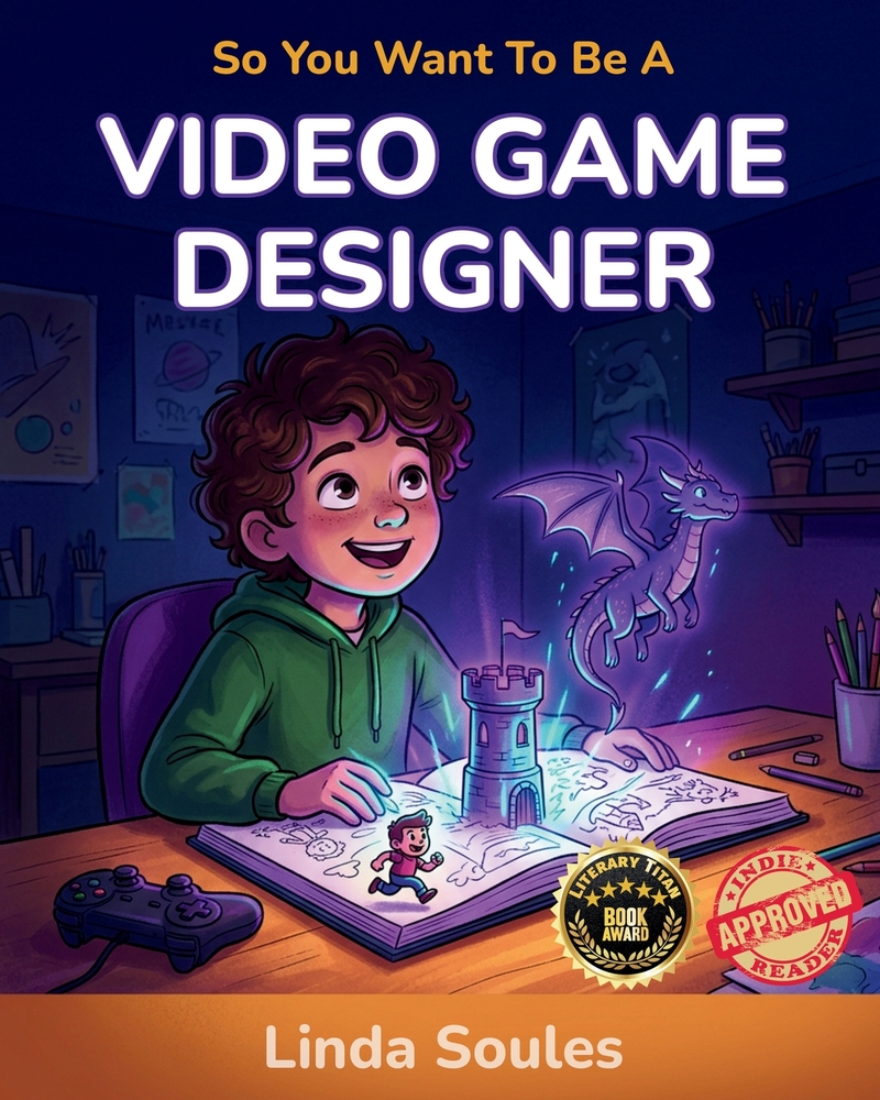 So You Want To Be A Video Game Designer: A Kids' Guide to Game Design, Coding, Storytelling, and the Creative Minds Who Build the Worlds We Love to Pl cover
