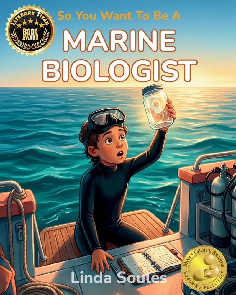 So You Want To Be A Marine Biologist: A Kids' Guide to Ocean Science, Sea Creatures, Coral Reefs, and the Curious Scientists Who Explore the Deep Blue cover