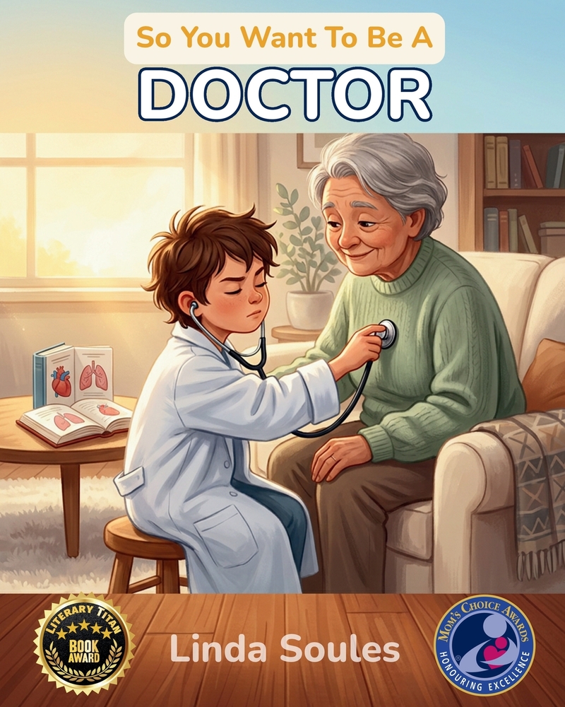 So You Want To Be A Doctor: A Kids' Guide to Medicine, Human Anatomy, Hospital Life, and the Caring Professionals Who Help People Heal cover
