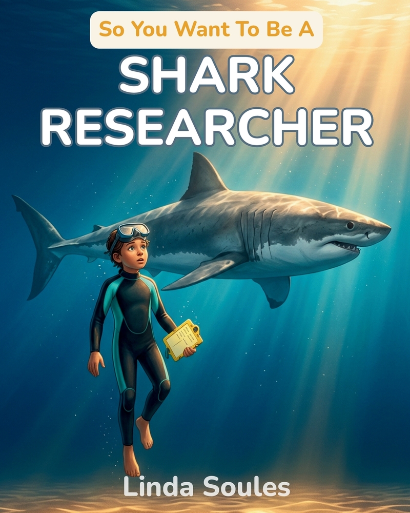 So You Want To Be A Shark Researcher: A Kids' Guide to Sharks, Marine Science, Ocean Conservation, and the Bold Scientists Who Study the Sea's Top Pre cover