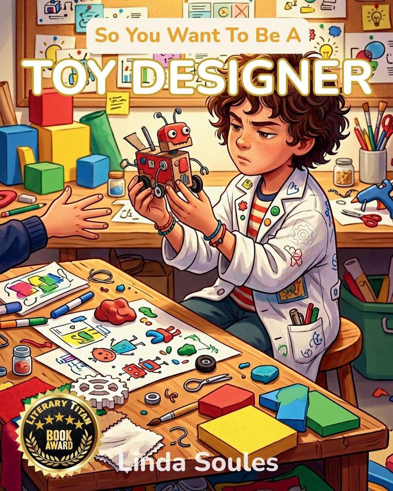 So You Want To Be A Toy Designer: A Kids' Guide to Toy Invention, Product Design, Prototyping, and the Creative Minds Who Dream Up the Toys We Can't S cover