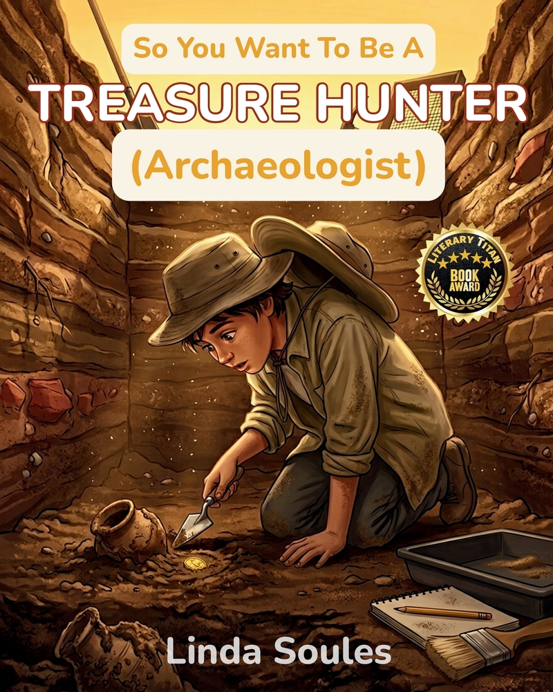 So You Want To Be A Treasure Hunter (Archaeologist): A Kids' Guide to Archaeology, Ancient Civilizations, Lost Artifacts, and the Adventurous Scientis cover