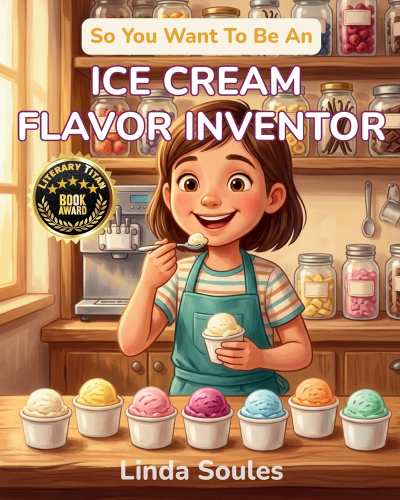 So You Want To Be An Ice Cream Flavor Inventor: A Kids' Guide to Ice Cream Science, Flavor Development, Food Innovation, and the Creative Taste-Tester cover