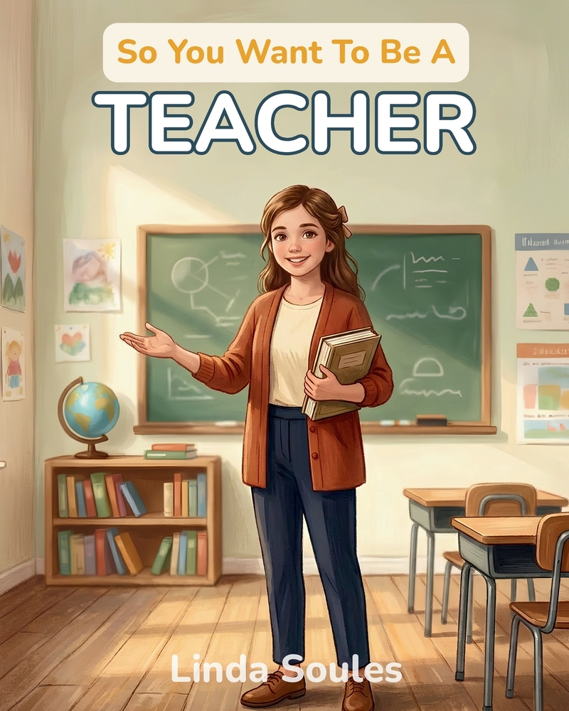 So You Want To Be A Teacher: A Kids' Guide to Education, Classroom Life, Lesson Planning, and the Inspiring Mentors Who Help Young Minds Learn, Grow, cover