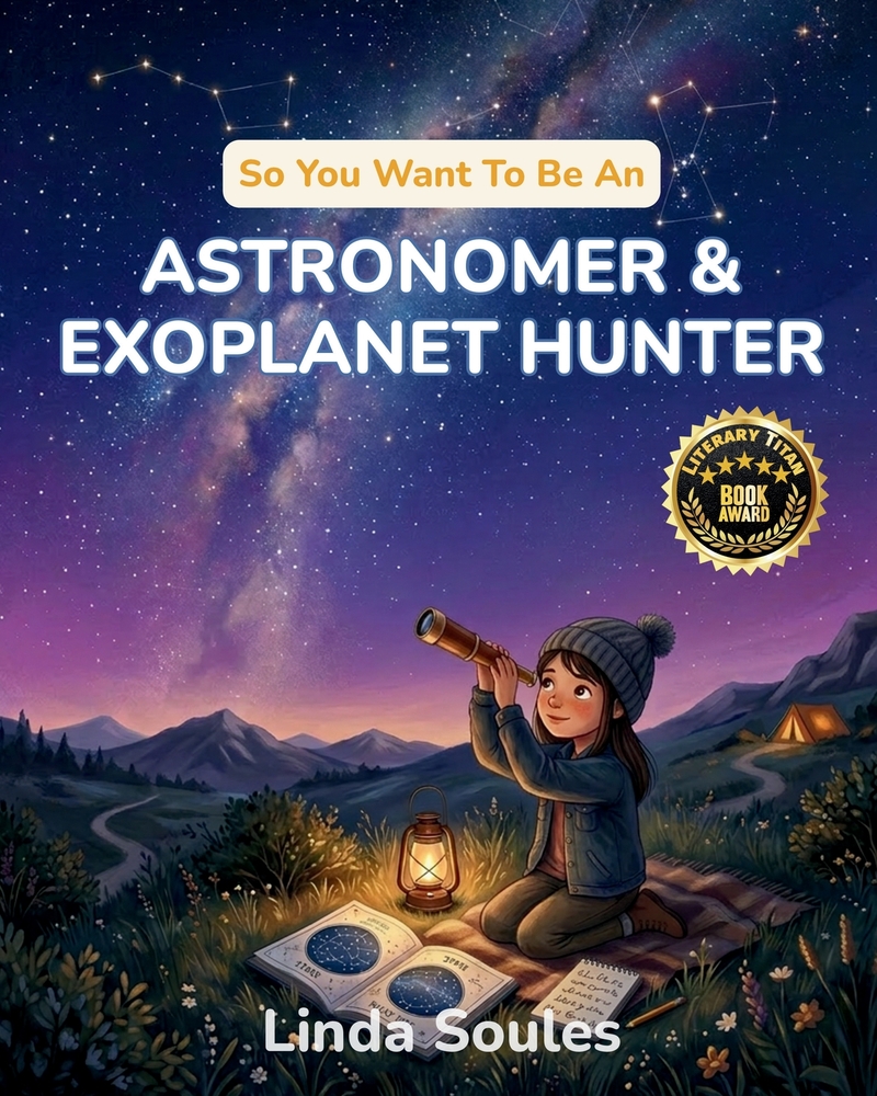 So You Want To Be An Astronomer & Exoplanet Hunter: A Kids' Guide to Astronomy, Telescopes, Stars and Galaxies, and the Curious Scientists Who Search cover