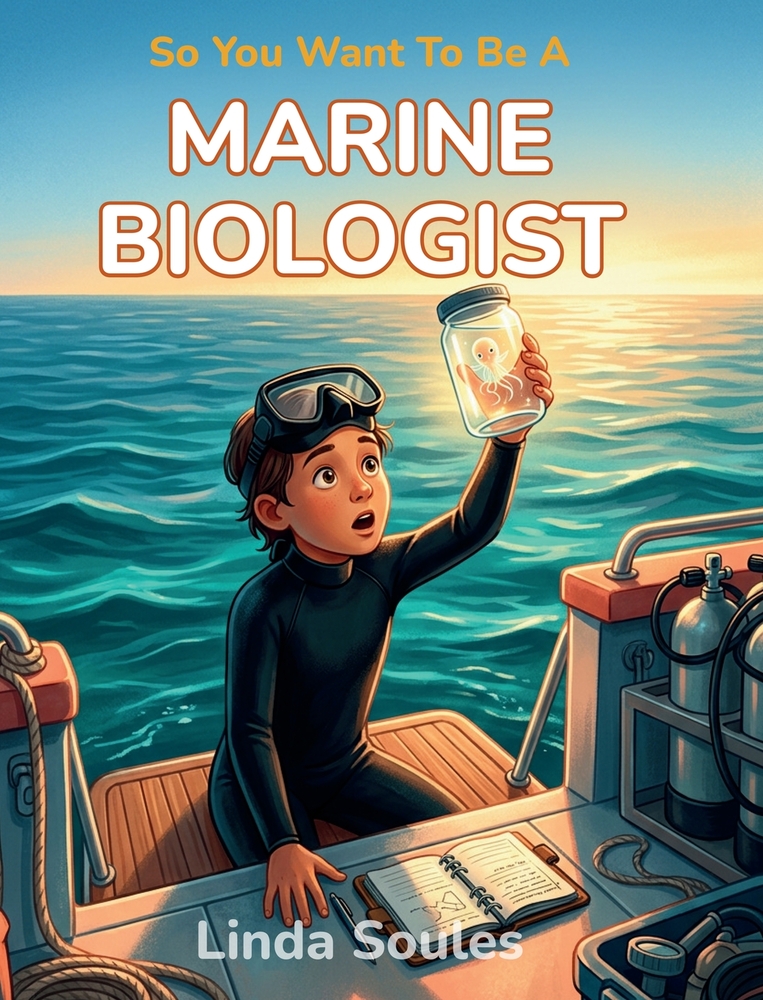 So You Want To Be A Marine Biologist: A Kids' Guide to Ocean Science, Sea Creatures, Coral Reefs, and the Curious Scientists Who Explore the Deep Blue cover
