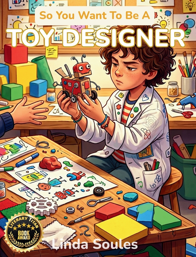 So You Want To Be A Toy Designer: A Kids' Guide to Toy Invention, Product Design, Prototyping, and the Creative Minds Who Dream Up the Toys We Can't S cover