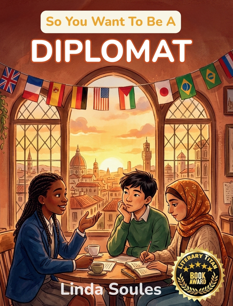 So You Want To Be A Diplomat: A Kids' Guide to Diplomacy, International Relations, Embassies, and the Skilled Negotiators Who Build Peace and Understa cover