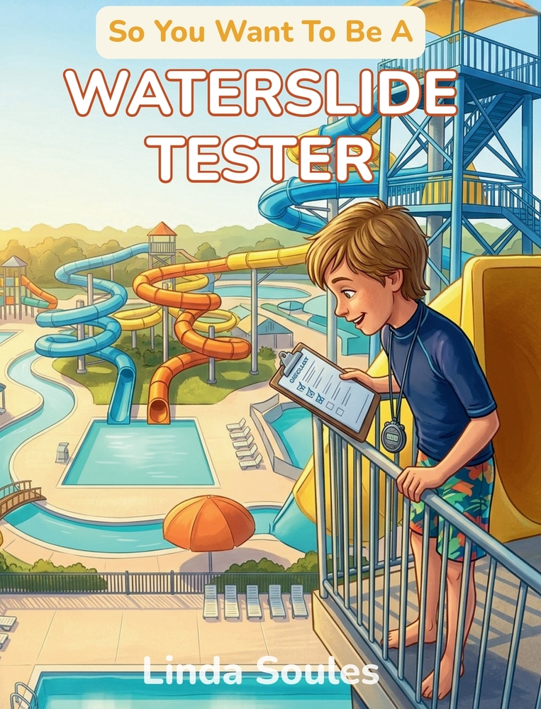 So You Want To Be A Waterslide Tester: A Kids' Guide to Waterslide Testing, Theme Park Safety, Ride Design, and the Lucky Professionals Whose Job Is t cover