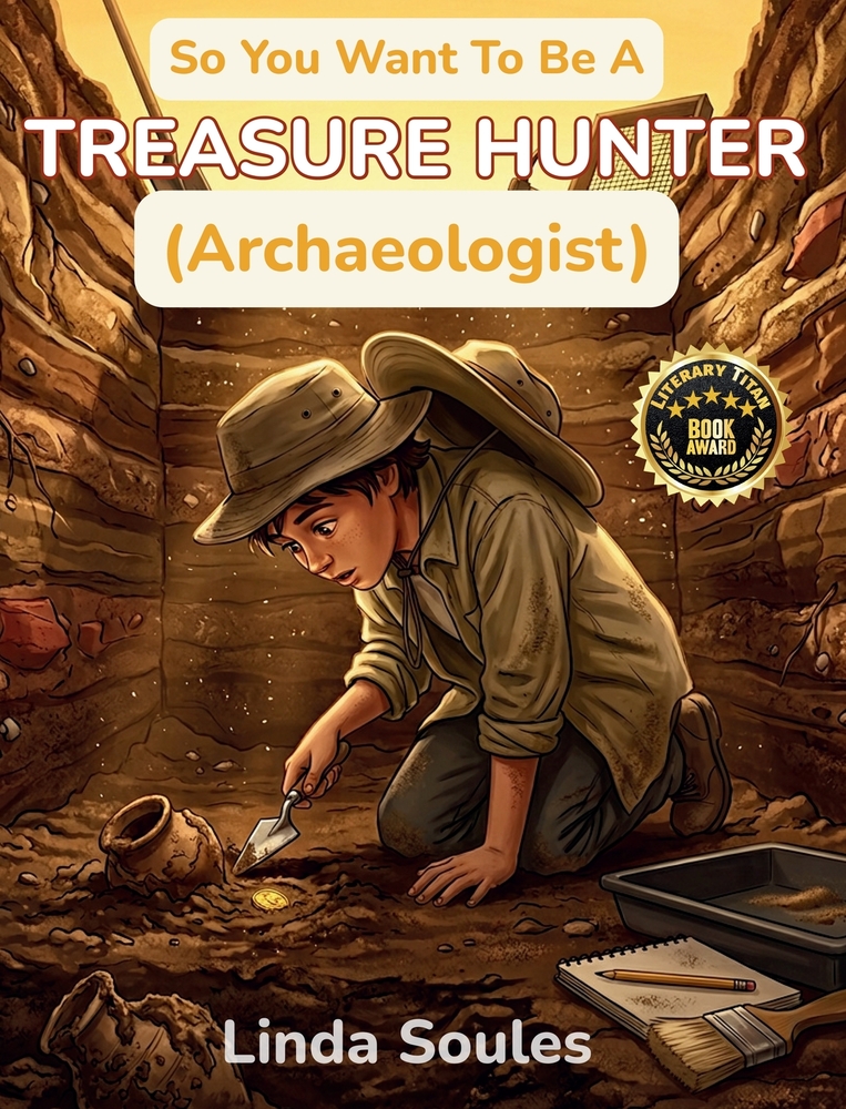 So You Want To Be A Treasure Hunter (Archaeologist): A Kids' Guide to Archaeology, Ancient Civilizations, Lost Artifacts, and the Adventurous Scientis cover
