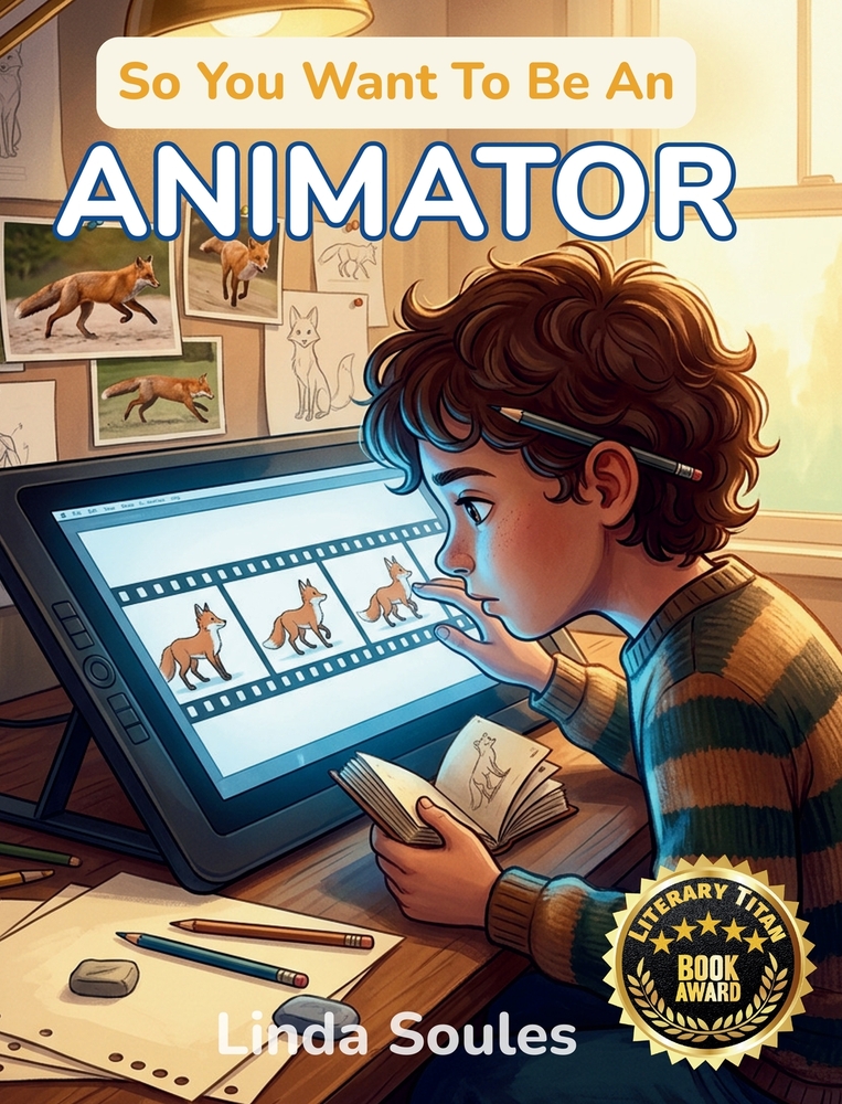 So You Want To Be An Animator: A Kids' Guide to Animation, Character Design, Storyboarding, and the Imaginative Artists Who Make Drawings Move and Sto cover