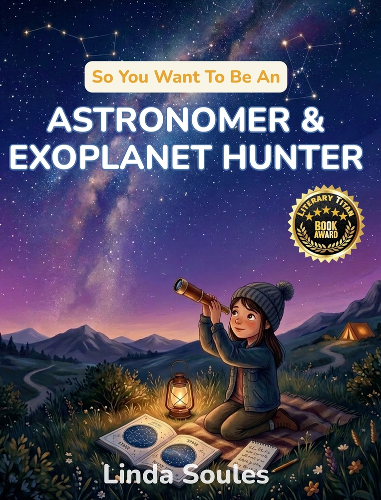 So You Want To Be An Astronomer & Exoplanet Hunter: A Kids' Guide to Astronomy, Telescopes, Stars and Galaxies, and the Curious Scientists Who Search cover