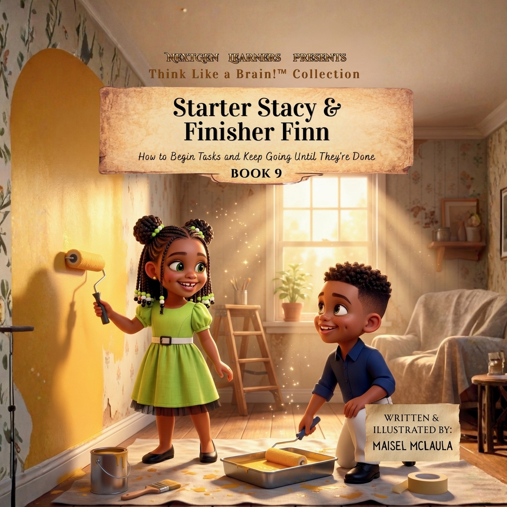 Starter Stacy and Finisher Finn: How to Begin Tasks and Keep Going Until They're Done cover