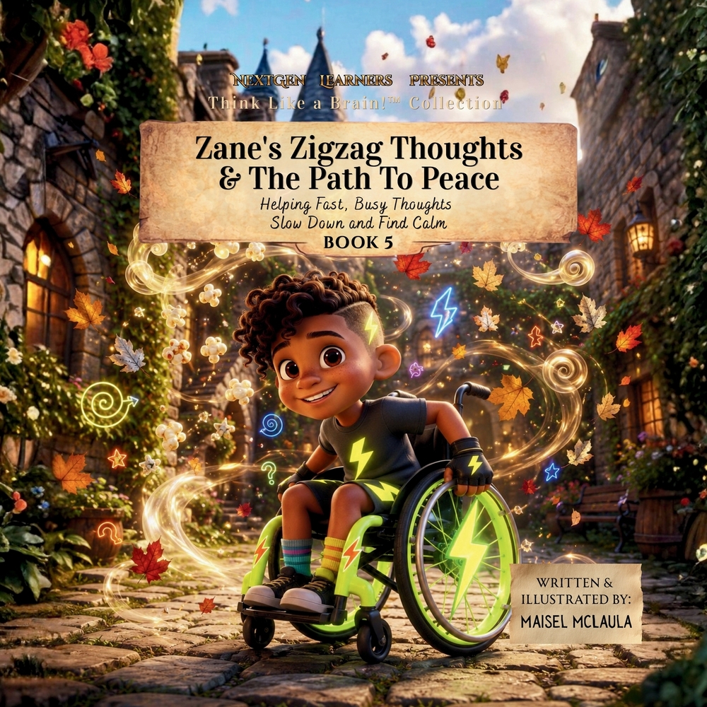 Zane's Zigzag Thoughts and the Path to Peace: Helping Fast, Busy Thoughts Slow Down and Find Calm cover