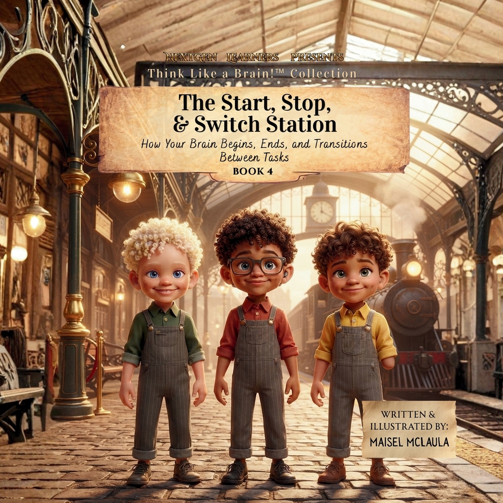 The Start, Stop, and Switch Station: Cómo tu cerebro empieza, termina y cambia entre tareas cover