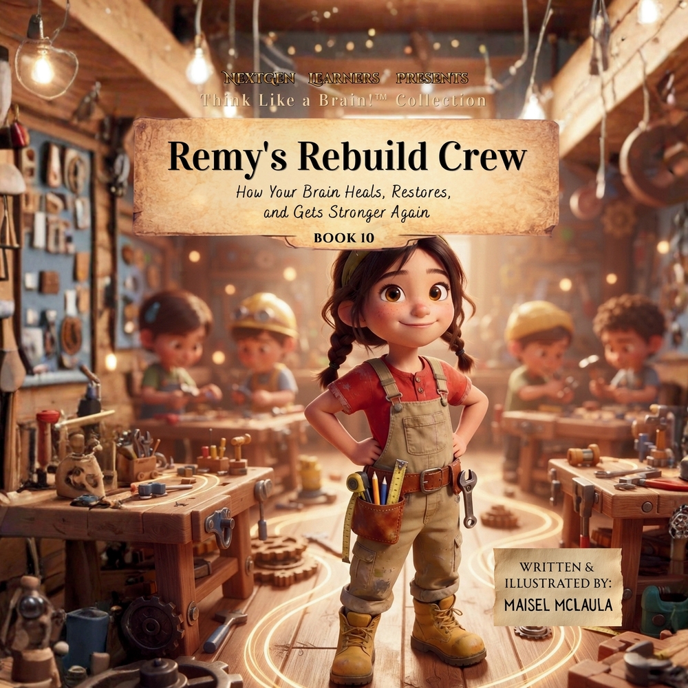 Remy's Rebuild Crew: Cómo tu cerebro se recupera, se restaura y se fortalece de nuevo cover