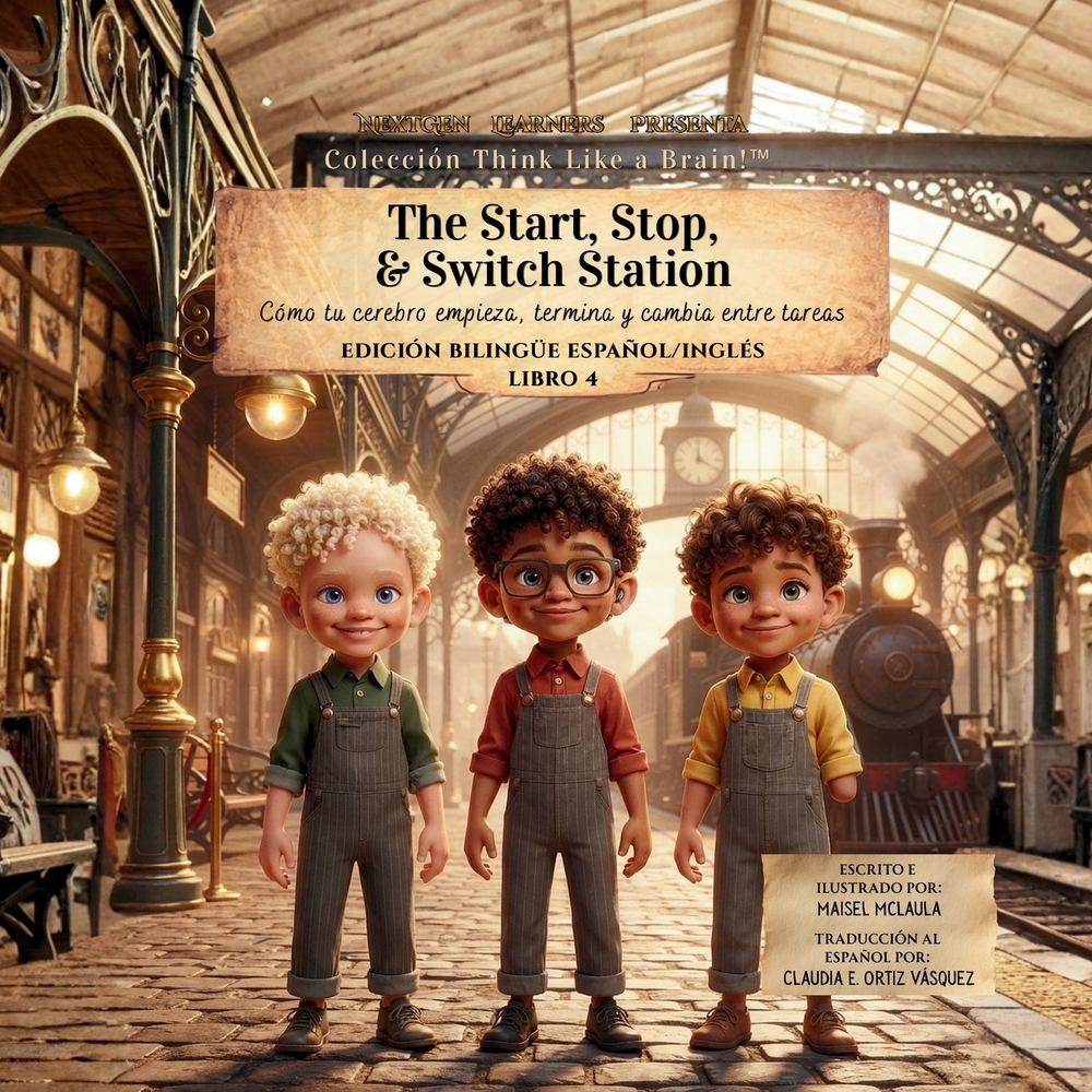 The Start, Stop, and Switch Station: Cómo tu cerebro empieza, termina y cambia entre tareas cover