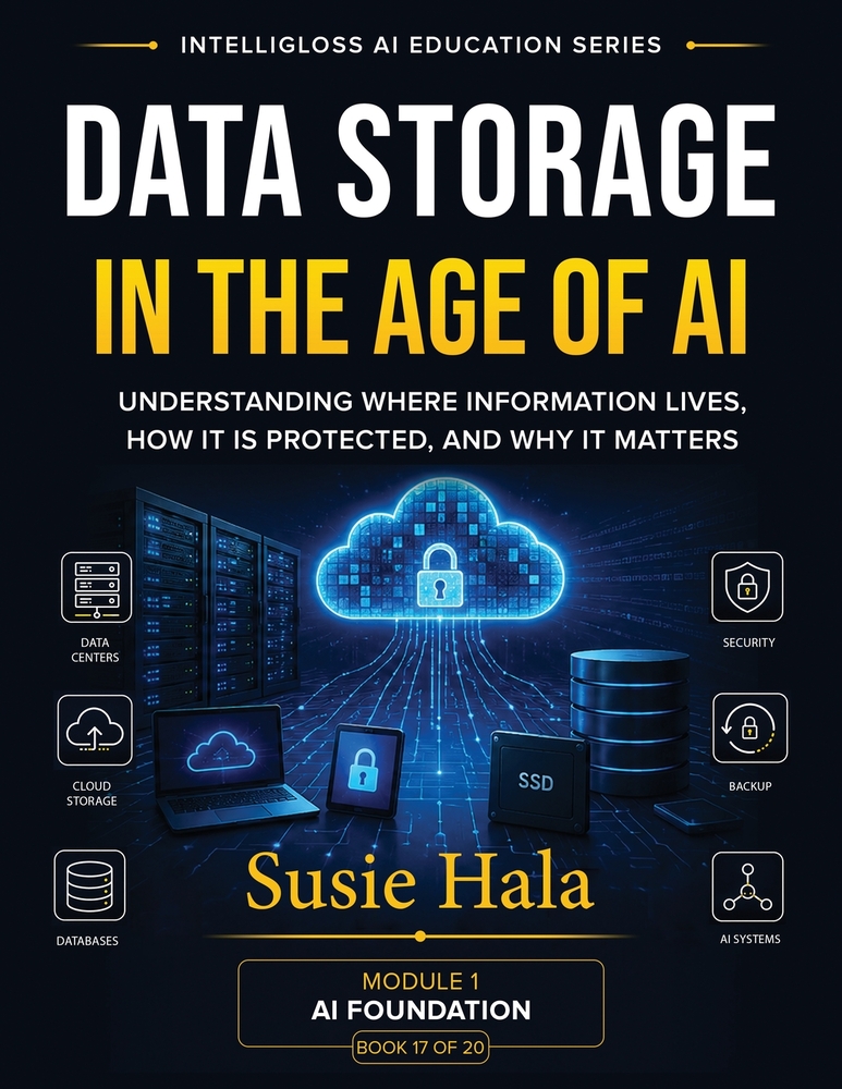 Data Storage in the Age of AI: Data Storage in the Age of AI Understanding Where Information Lives, How It Is Protected, and Why It Matters ISBN: 978- cover