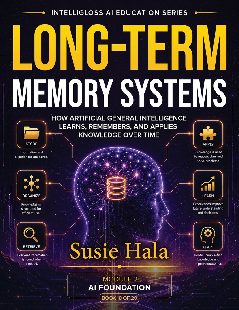 Long-Term Memory Systems: How Artificial General Intelligence Learns, Remembers, and Applies Knowledge cover