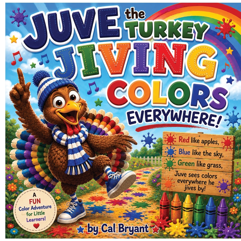 Juve the Turkey: Jiving Colors Everywhere! cover