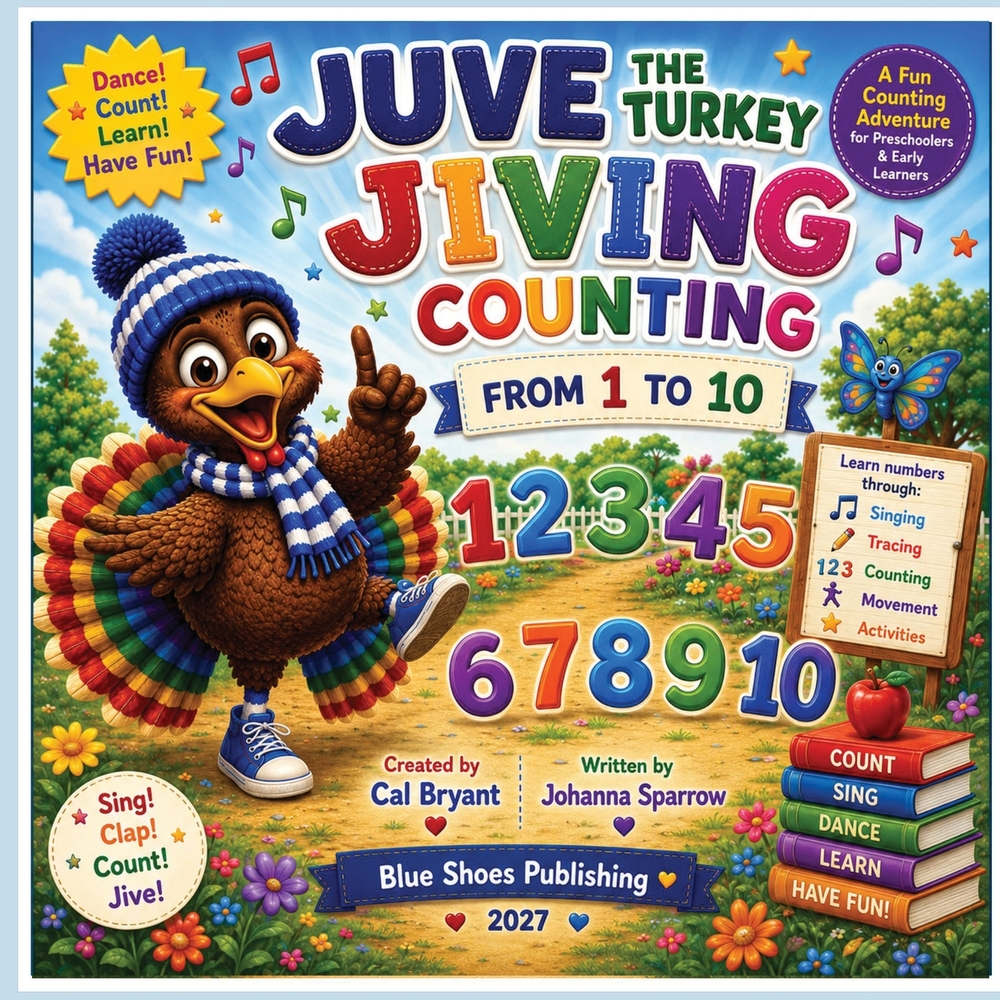 Juve the Turkey Jiving Counting From 1 to 10 cover