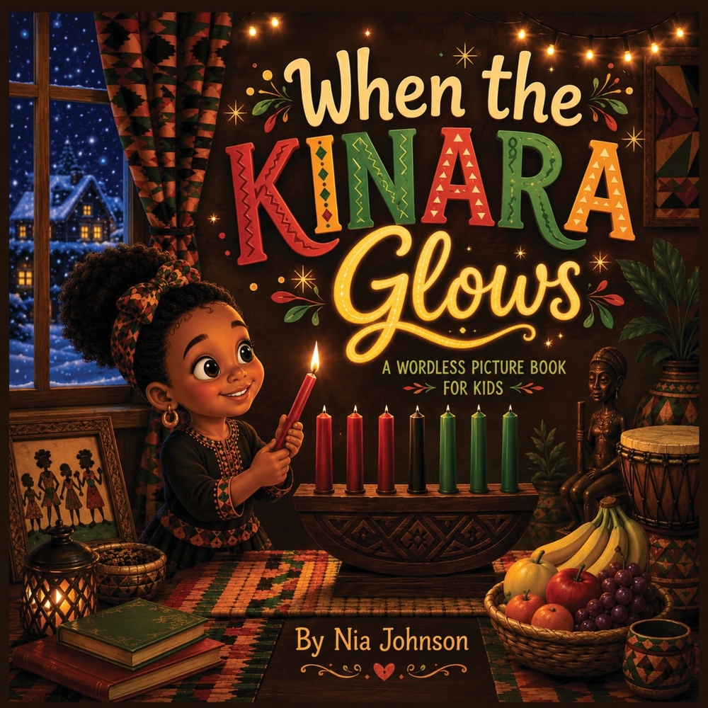 When the Kinara Glows A Wordless Picture Book for Kids cover