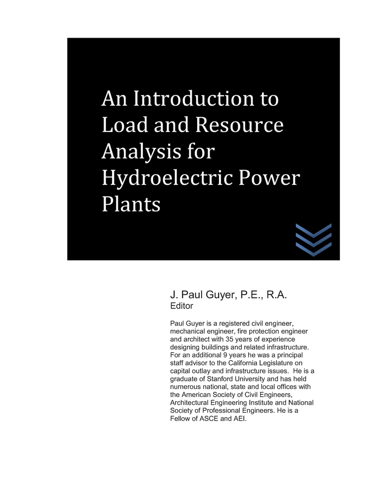 An Introduction to Load and Resource Analysis for Hydroelectric Power Plants cover