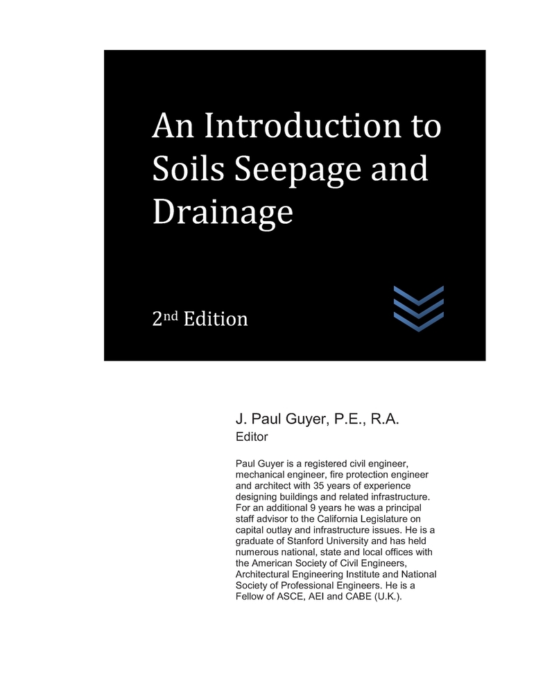 An Introduction to Soils Seepage and Drainage cover