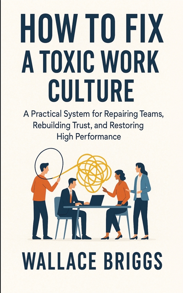 How to Fix A Toxic Work Culture: A Practical System for Repairing Teams, Rebuilding Trust, and Restoring High Performance cover