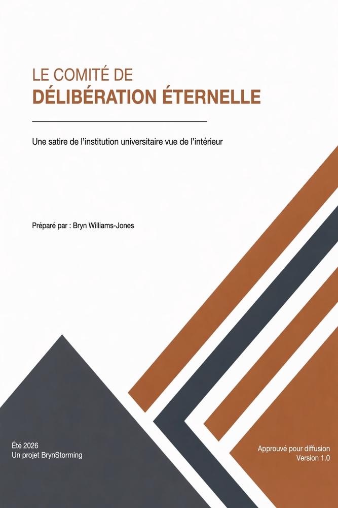 Le Comité de délibération éternelle: une satire de l'institution universitaire vue de l'intérieur cover