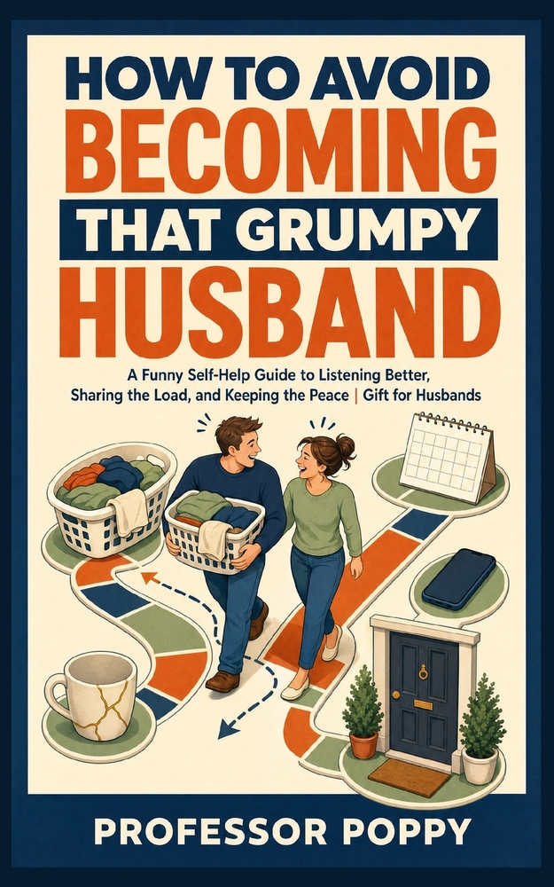 How to Avoid Becoming That Grumpy Husband: A Funny Self-Help Guide to Listening Better, Sharing the Load, and Keeping the Peace Gift for Husbands cover