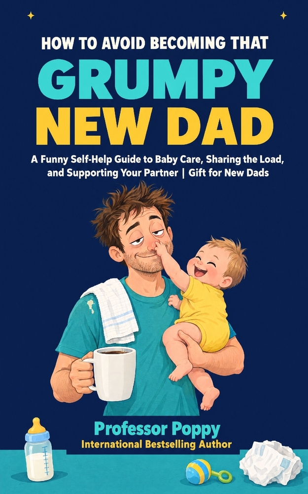How to Avoid Becoming That Grumpy New Dad: A Funny Self-Help Guide to Baby Care, Sharing the Load, and Supporting Your Partner Gift for New Dads cover