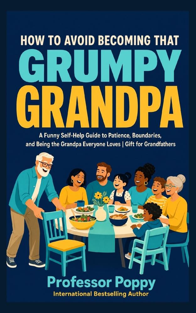 How to Avoid Becoming That Grumpy Grandpa: A Funny Self-Help Guide to Patience, Boundaries, and Being the Grandpa Everyone Loves Gift for Grandfathers cover