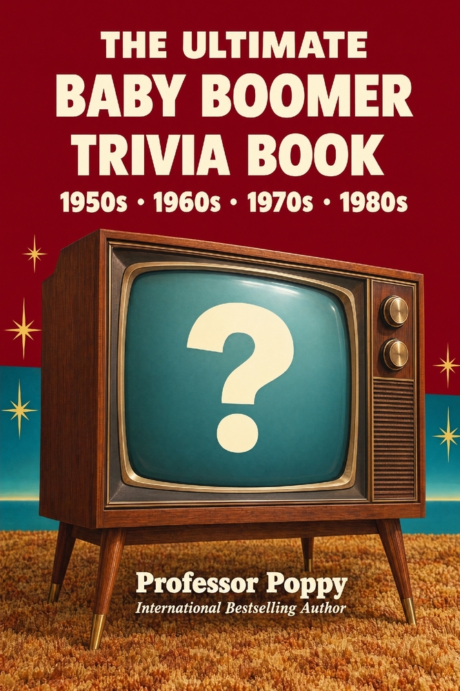 The Ultimate Baby Boomer Trivia Book: 1950s, 1960s, 1970s and 1980s Pictures, Smart Questions, Fascinating Stories & Fun Facts cover