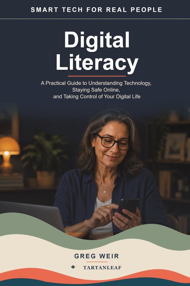 Smart Tech for Real People - Digital Literacy: A Practical Guide to Understanding Technology, Staying Safe Online, and Taking Control of Your Digital cover