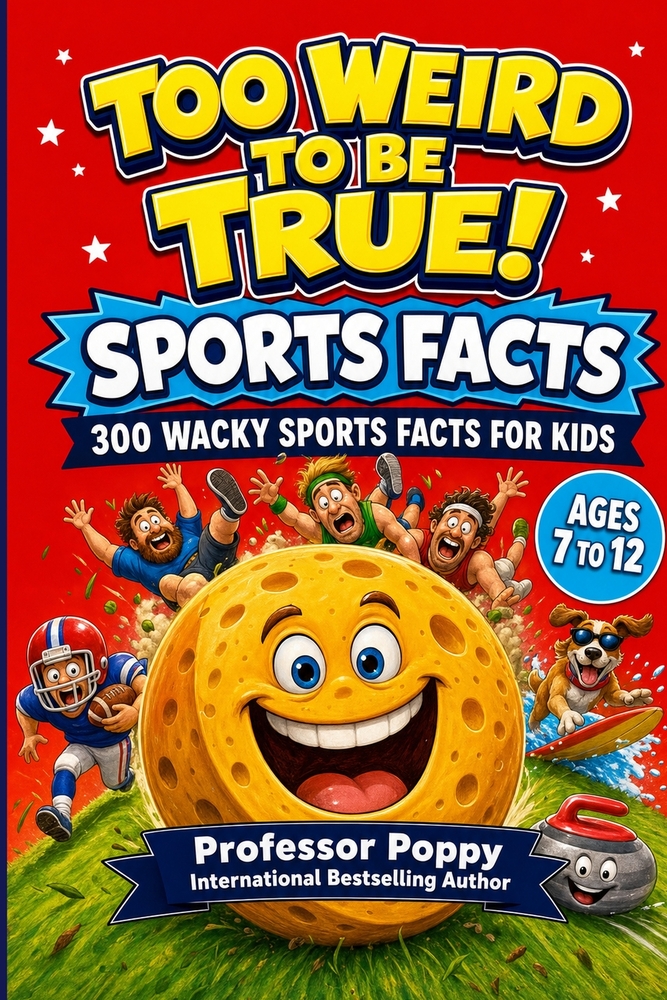 Too Weird to Be True! 300 Wacky Sports Facts for Kids: Crazy Records, Bizarre Rules, Epic Fails, and Unbelievable True Stories from Every Sport Ages 7 cover