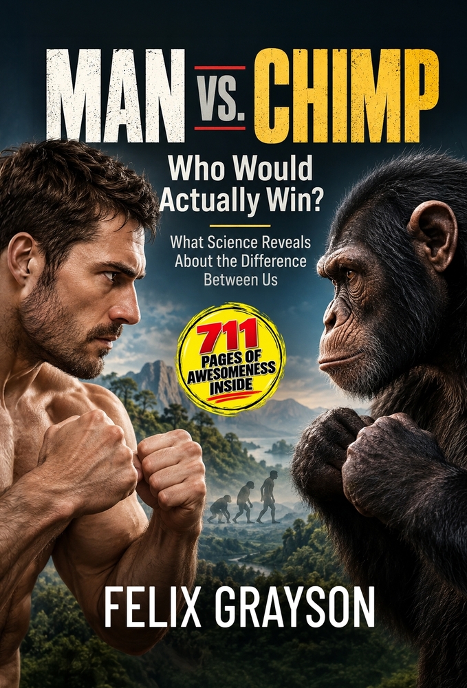 Man vs. Chimp: Who Would Actually Win? What Science Reveals About the Difference Between Us cover