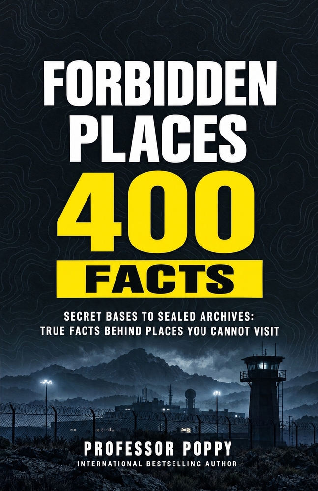 Forbidden Places: 400 Facts from the World's Hidden & Mysterious Locations: Secret Bases to Sealed Archives-True Facts Behind Places You Can't Visit cover
