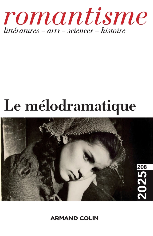 Romantisme N°208 2/2025: Le mélodramatique cover