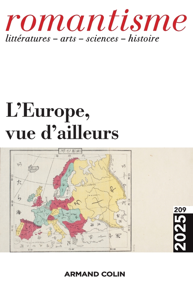 Romantisme N°209 3/2025: L'Europe, vue d'ailleurs cover
