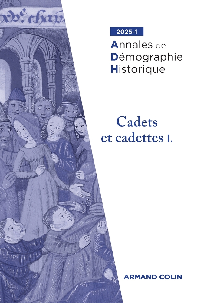 Annales de démographie historique n°1/2025: Cadets et cadettes I. cover