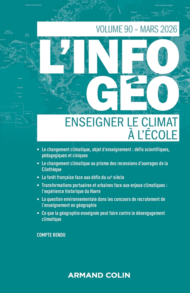 L'information géographique - n°1/2026: Enseigner le climat à l'école cover