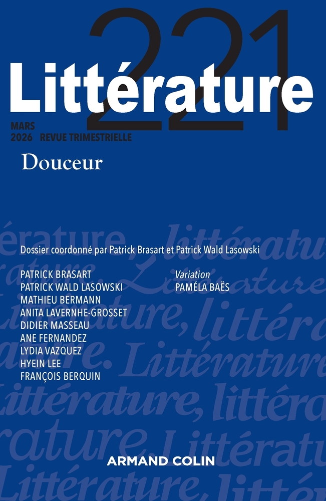 Littérature N°221 1/2026: Douceur cover