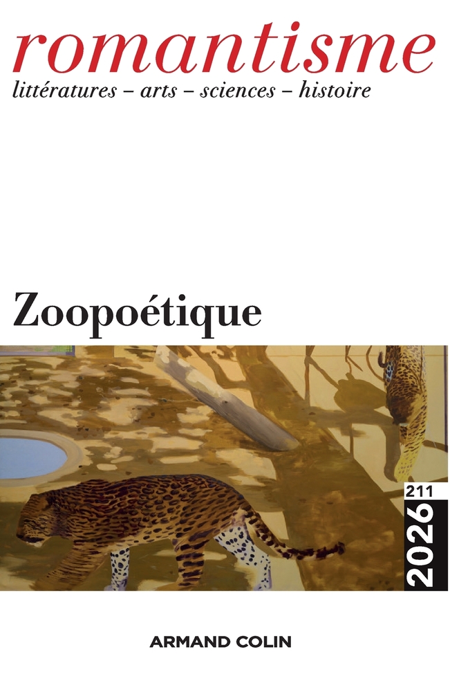 Romantisme N°211 1/2026: Zoopoétique cover