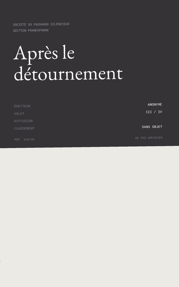 Après le détournement cover