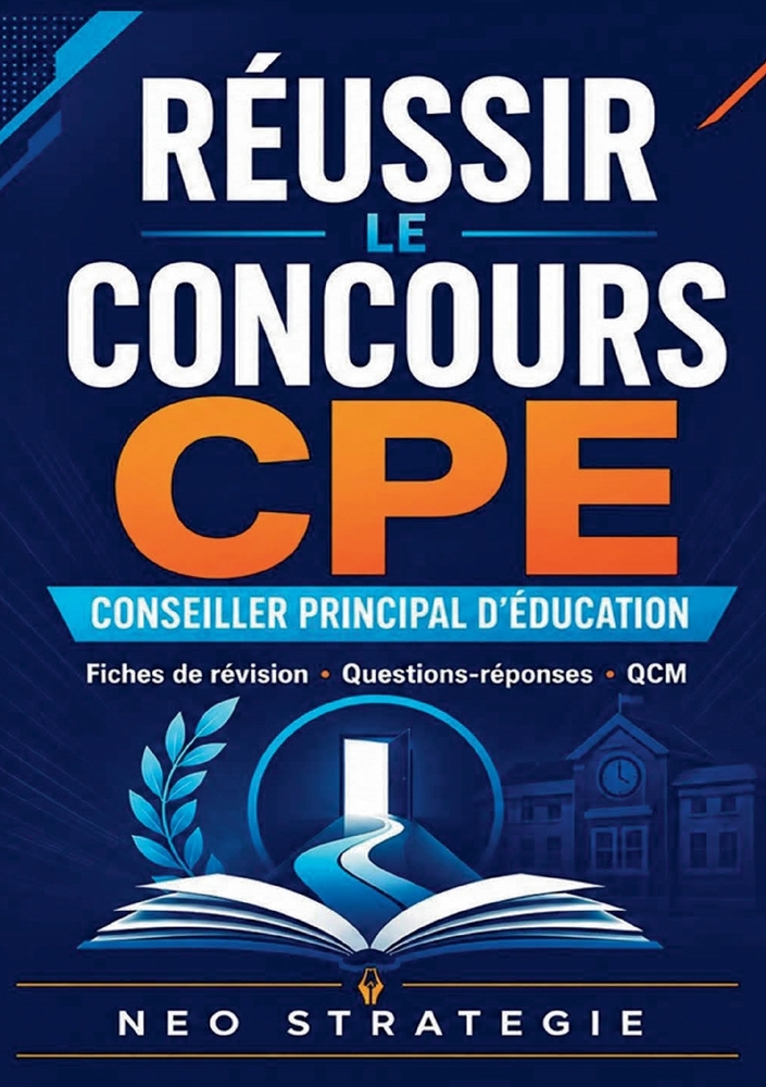 Réussir le concours CPE conseiller principal d'éducation: Livre de révision complet fiches de révision - questions-réponses - qcm cover