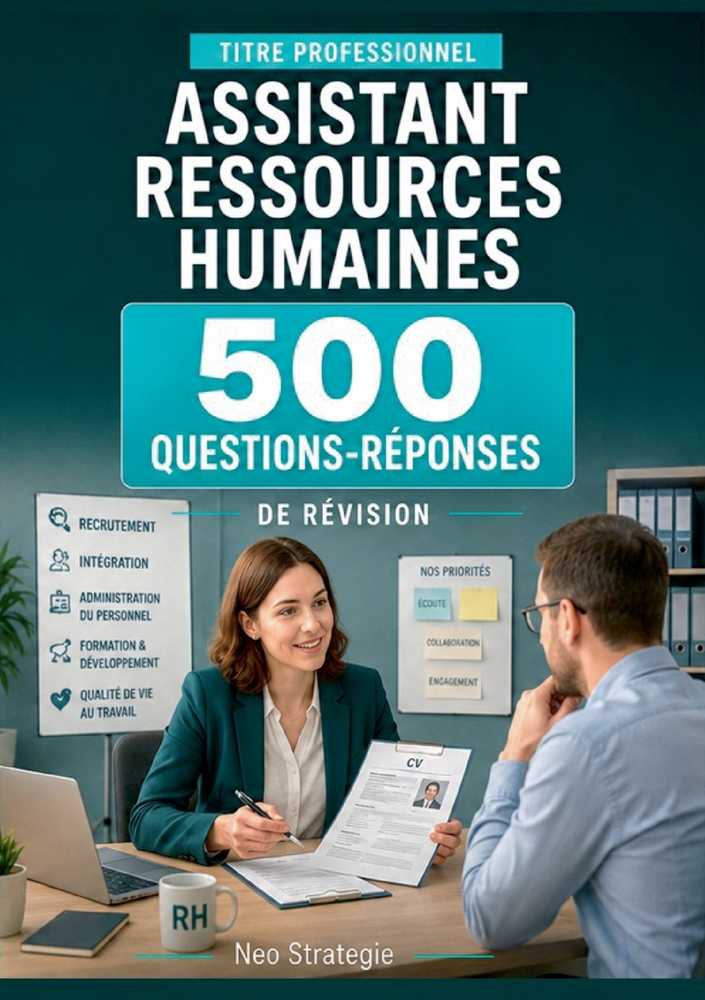 Titre professionnel assistant ressources humaines: 500 questions-réponses fiches de révision essentielles cover