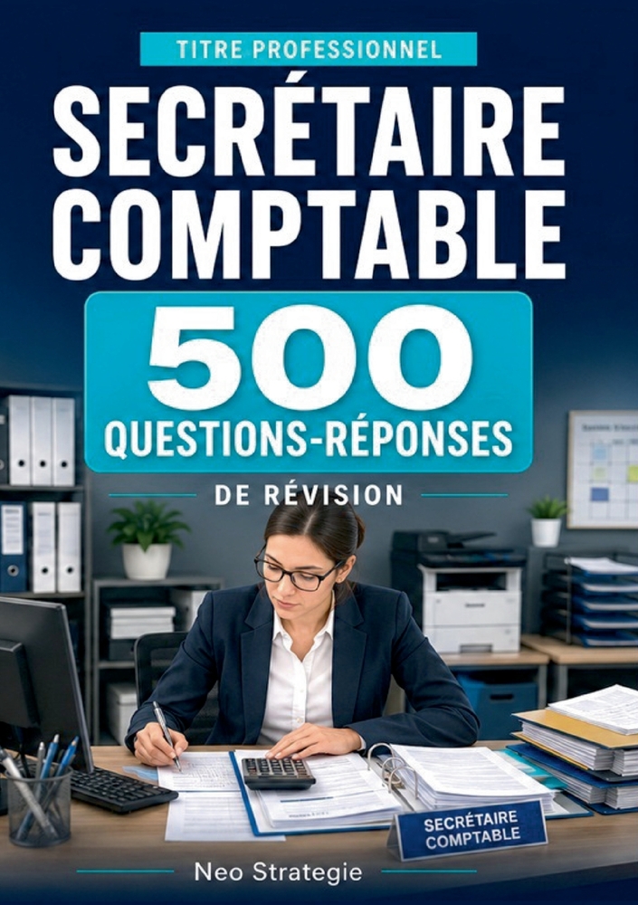 Titre professionnel secrétaire comptable: 500 questions réponses et fiches de révision essentielles cover